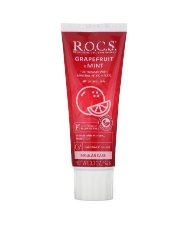 R.O.C.S. Grapefruit & Mint Toothpaste 3.3 oz (94 g)