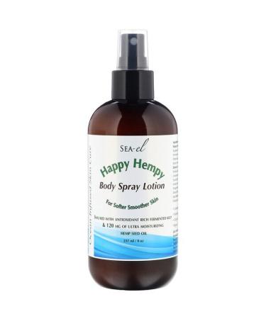 Sea el Happy Hempy Body Spray Lotion 8 oz (237 ml)