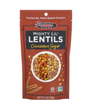 Seapoint Farms Mighty Lil' Lentils Cinnamon Sugar 5 oz (142 g)