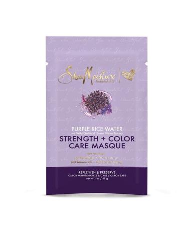 SheaMoisture Strength + Color Care Masque Purple Rice Water  2 oz (57 g)