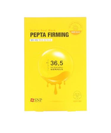 SNP Pepta Firming Active Seal Beauty Mask 5 Sheets 1.11 fl oz (33 ml) Each