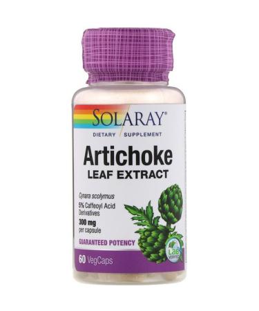 Solaray Artichoke Leaf Extract 300 mg 60 Vegcaps