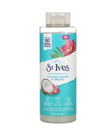 St. Ives Hydrating Body Wash Coconut Water & Orchid 16 fl oz (473 ml)