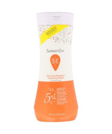 Summer's Eve 5 in 1 Cleansing Wash Morning Paradise 15 fl oz (444 ml)