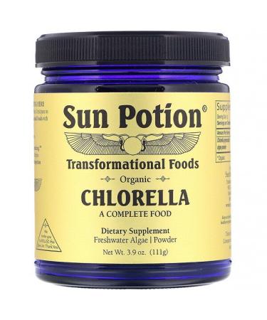 Sun Potion Chlorella Powder Organic 3.9 oz (111 g)