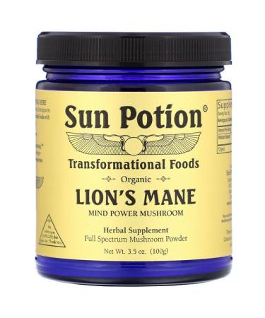 Sun Potion Organic Lion's Mane 3.5 oz (100 g)
