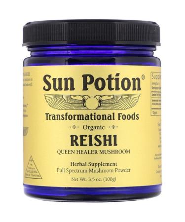 Sun Potion Organic Reishi Powder 3.5 oz (100 g)