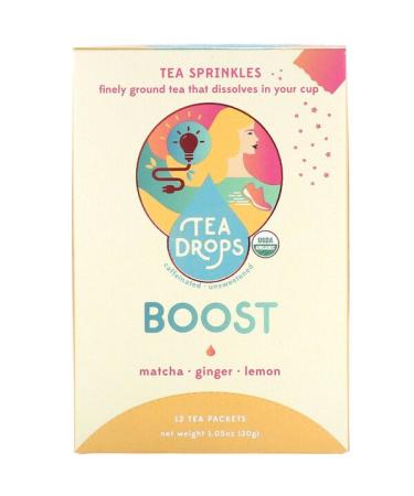 Tea Drops Tea Sprinkles Boost 12 Tea Packets 1.05 oz (30 g)