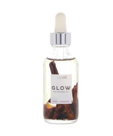 Teami Glow Tea Infused Facial Oil Rose Cinnamon 2 oz