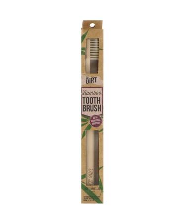 The Dirt Bamboo Toothbrush with Charcoal Bristles 1 Adult Toothbrush