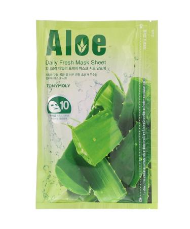 Tony Moly Daily Fresh Beauty Mask Sheet Aloe 10 Sheets 10 oz (150 g)