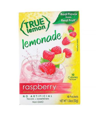 True Citrus True Lemon Raspberry Lemonade 10 Packets 1.06 oz (30 g)