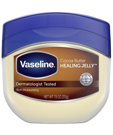 Vaseline Cocoa Butter Healing Jelly Rich Moisturizing 7.5 oz (212 g)