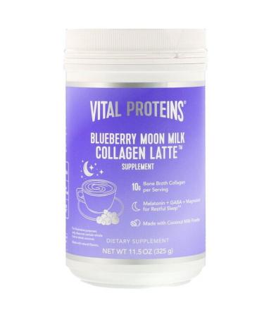 Vital Proteins Collagen Latte Blueberry Moon Milk 11.5 oz (325 g)