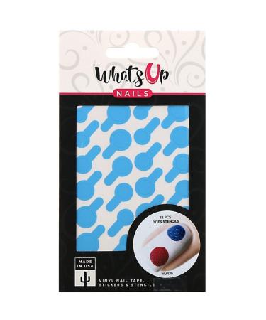 Whats Up Nails Dots Stencils 32 Pieces
