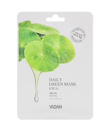 Yadah Daily Green Beauty Mask Cica 1 Sheet 0.84 fl oz (25 ml)