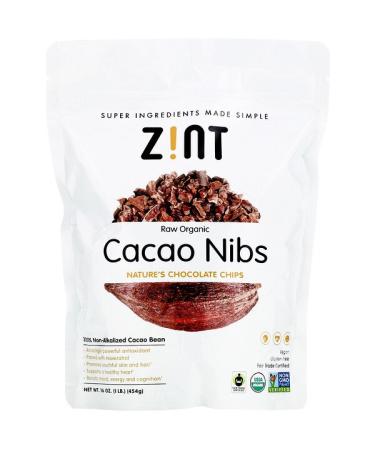 Zint Raw Organic Cacao Nibs 16 oz (454 g)