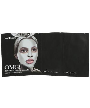 Double Dare Platinum Silver Facial Mask Kit 1 Kit