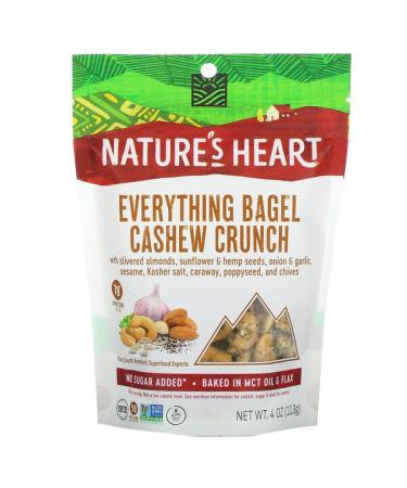 Nature's Heart Cashew Crunch Everything Bagel 4 oz (113 g)