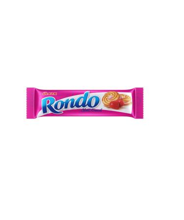 Ulker Rondo Cream Biscuit Strawberry 61 Gr X 24 Pieces