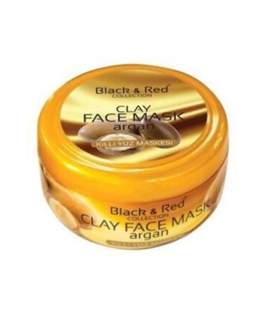 Black Red Black&red Clay Face Mask Argan
