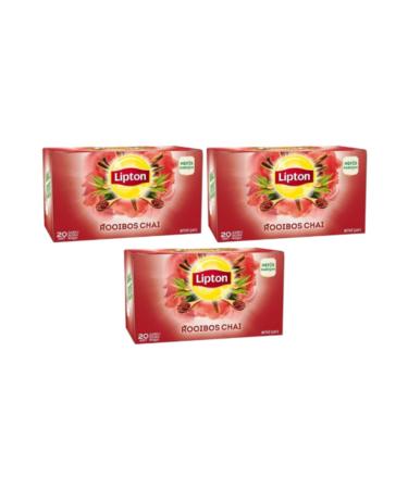 Lipton Rooibos Tea 20 Pack 3 Teabags