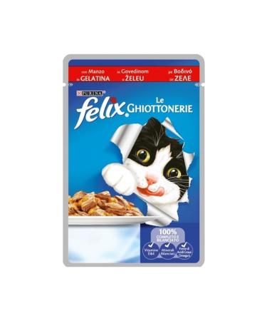 FELIX Felix Junior Meaty Kitten Cat Food 100 Gr Set of 9