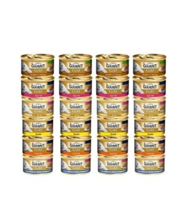 Gourmet Gold 24 Pieces Mixed 85 Gr Cat Canned Food