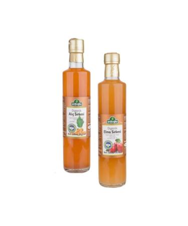 Arifo lu Organic Hawthorn Vinegar 500 Ml + Organic Apple Cider Vinegar 500 Ml