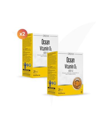 Ocean 2 Pack Ocean Vitamin D3 600 Iu Spray 20ml
