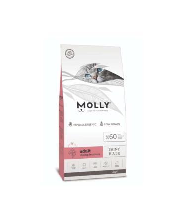 Molly Shrimp and Salmon Adult Cat Food 2 Kg