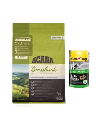 Acana Grasslands Dog Food 2 Kg + Gimdog Lamb Reward 60 Gr