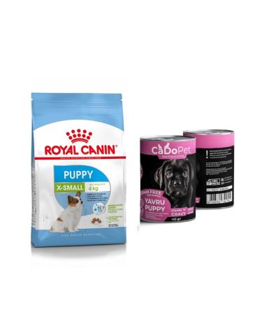 Royal Canin Xsmall Puppy Dog Food 3 Kg + Puppy Canned Food 415 Gr (original)
