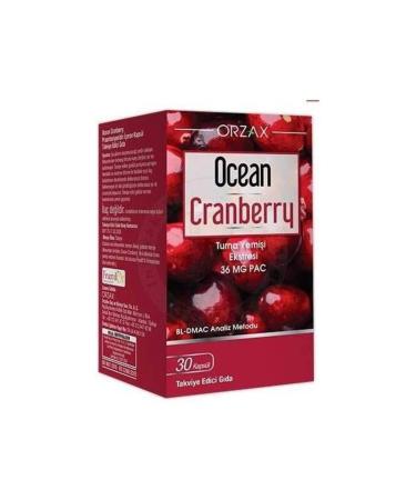 Ocean Cranberry Cranberry Extract 36 Mg Pac 30 Capsules