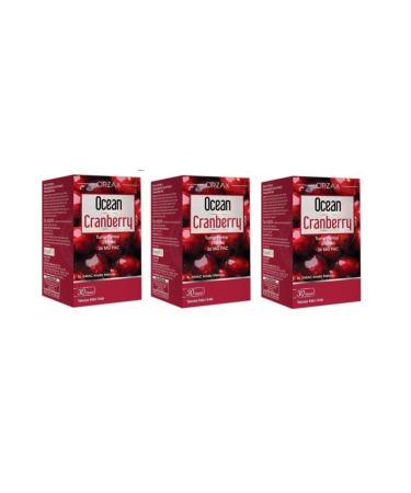 Ocean Ocean Cranberry 30 Capsules 3 Pieces