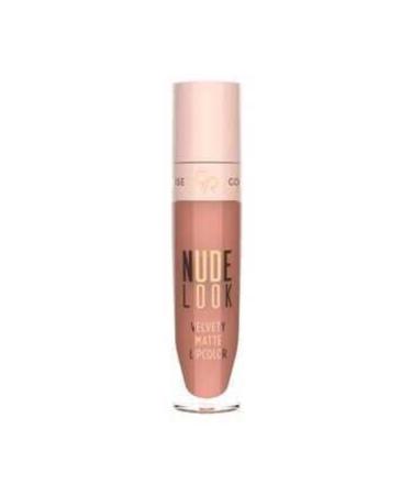 Golden Rose Liquid Matte Lipstick - Nude Look Velvety Matte Lipcolor No: 02