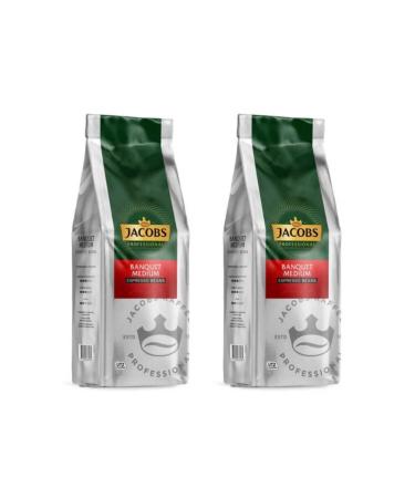Jacobs Banquet Medium Espresso Beans Coffee 1000 Gr X 2 Packs
