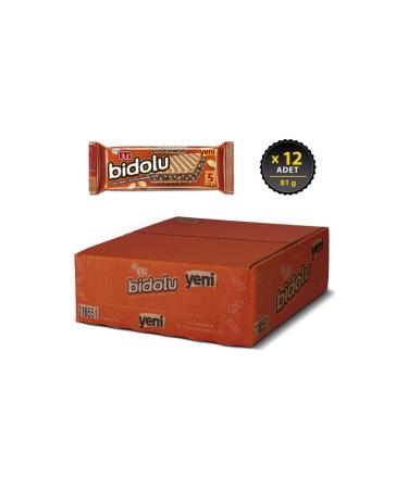 Eti Bidolu Cocoa Peanut 81 Gr X 12 Pieces