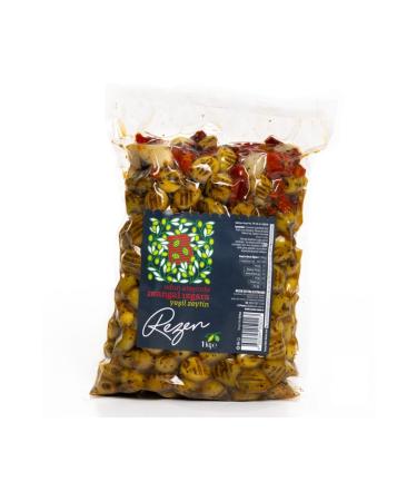 Fennel New Harvest Wood Fired Barbecue Grilled Green Olives 1000 gr