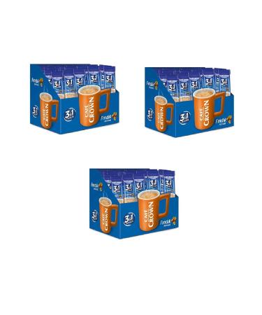 Cafe Crown 3 in 1 Hazelnut 40 Pieces Pack 18 Gr X 3 Pieces