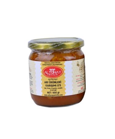 ALTUNAY Bee Products Mix 5 (honey pollen propolis royal jelly bee bread) 500 gr