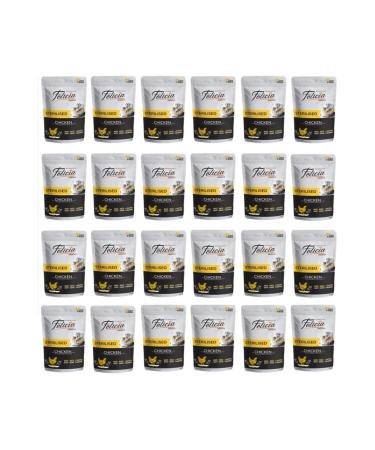 Felicia Grain-Free Chicken Sterilized Pouch Cat Canned Food 85 Gr 24' Package
