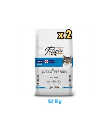 Felicia Salmon Adult Cat Food 12 Kg (2 Pieces)