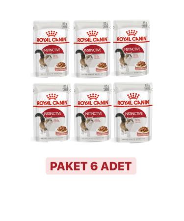 Royal Canin Instinctive Gravy Wet Cat Food 85 Gr X 6 Pieces