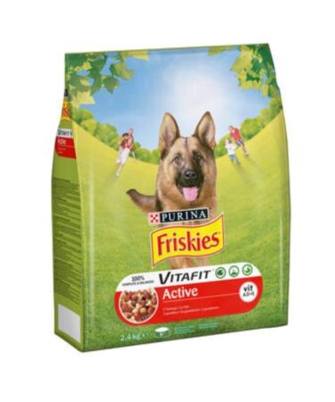 Friskies Meaty Active Dog Food 2.4 Kg.