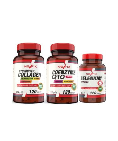 Nevfix Collagen 1000 Mg Coenzyme 200 Mg Selenium 200 Mcg 3 Products from 1
