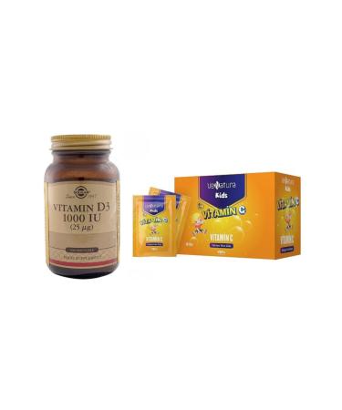 Venatura Kids Vitamin C 30 Sachet-c Vitamin Support+d3 1000 Iu 100 Capsules