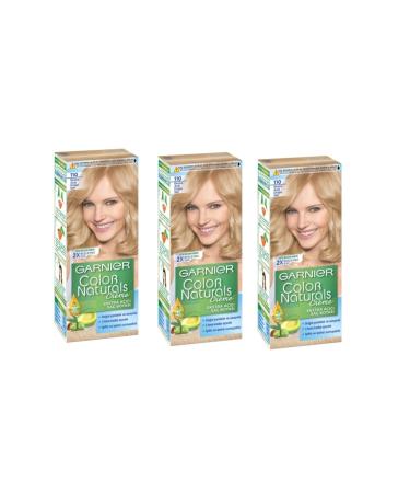 Garnier Color Naturals Hair Dye 110 Extra Light Natural Blonde 3 Piece Set