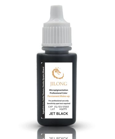 Jilong Permanent Makeup Pigment Eyeliner Jet Black 20 ml
