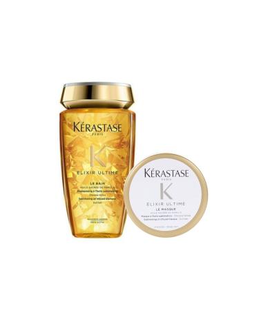 Kerastase Elixir Ultime Le Bain 250 Ml + Le Masque 75 Ml Trial Size
